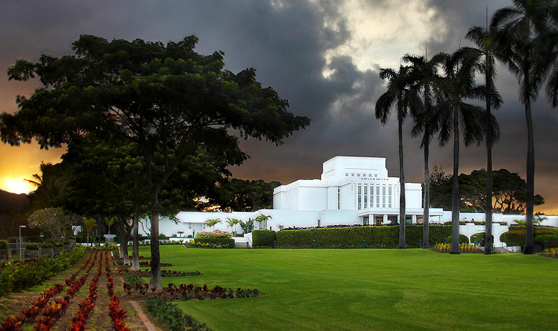 Laie, Hawaii, United States, Temple Mormon Affirmations.