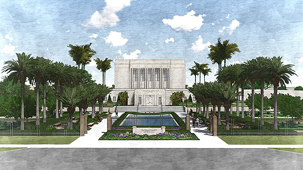 Refresh Of Mesa Temple And Grounds To Include Replacement Of