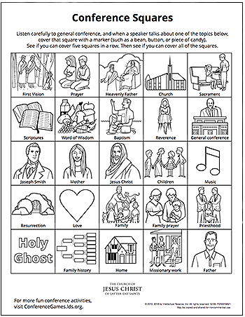 Print These Pages To Help Kids Teens Get More From Conference Church News And Events