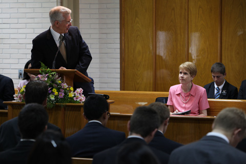 Elder Christofferson speaking