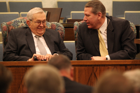 President Packer and Elder Halstrom