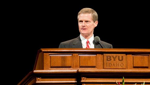 BYUI Center Elder Bednar