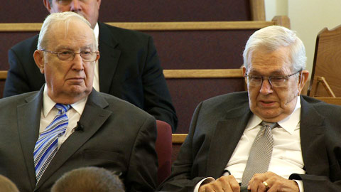 President Packer and Elder Scott