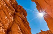 Sunburst in Canyon