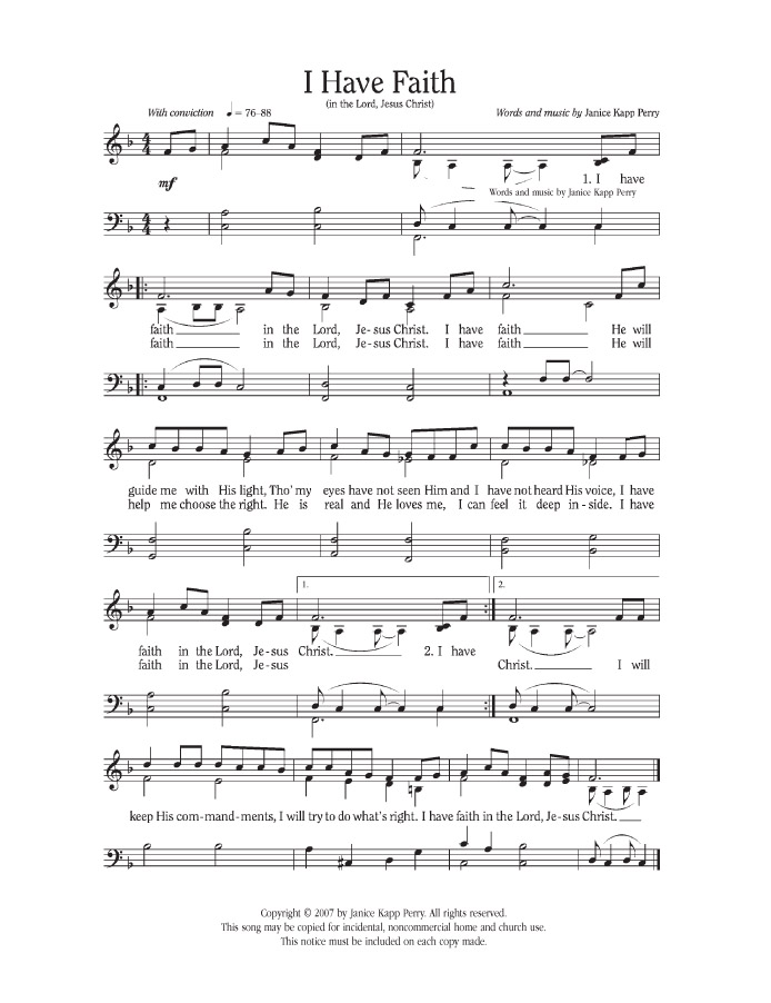 Music Sheet: Peace In Christ Piano Sheet Music