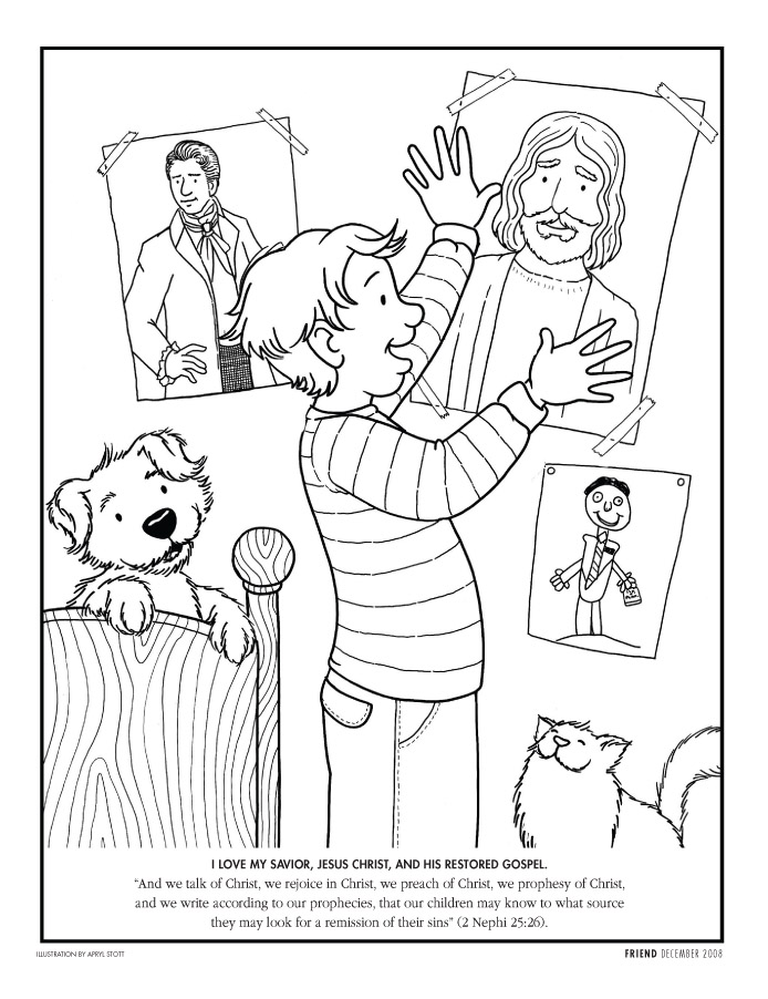 christian friendship coloring pages