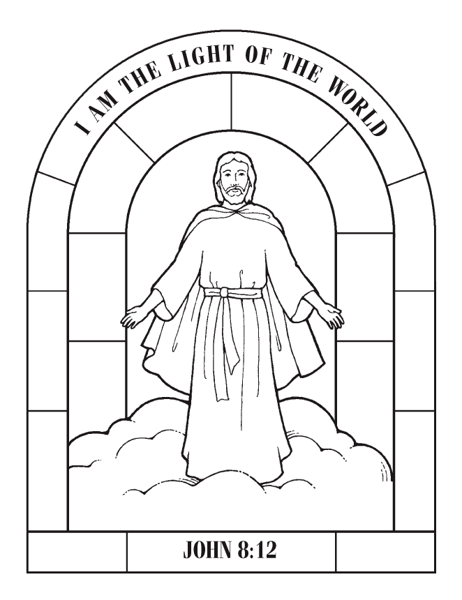 free childrens church coloring pages