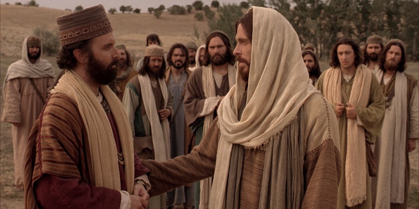 Jesus Christ, the Son of God, teaches a rich man how to gain eternal life.