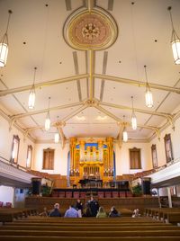 Interior of Assembly Hall on Temple Square