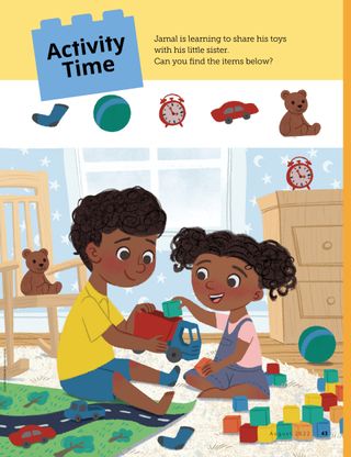 Page from the August 2022 Friend Magazine.