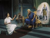 Daniel interpreting Nebuchadnezzar’s dream