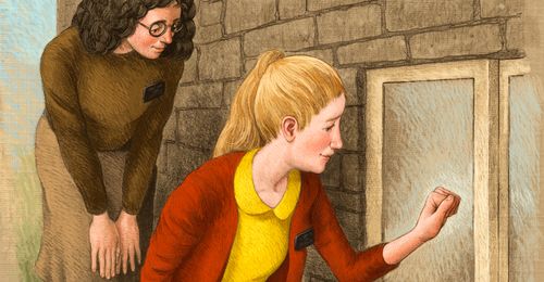 sister missionaries knocking on window