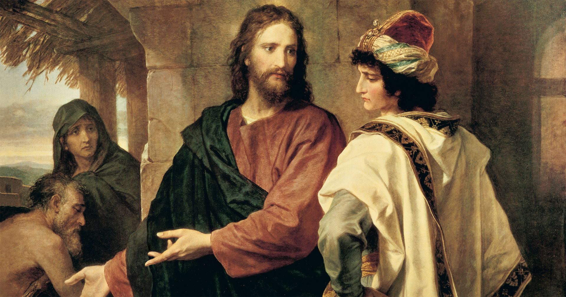 "Christ and the Rich Young Ruler," by Heinrich Hofmann.