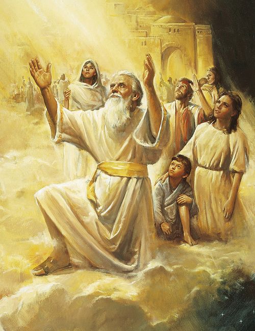 Henoch und sein Volk werden in den Himmel aufgenommen (Die Stadt Zion wird entrückt/Die Stadt Zion wird in den Himmel aufgenommen)