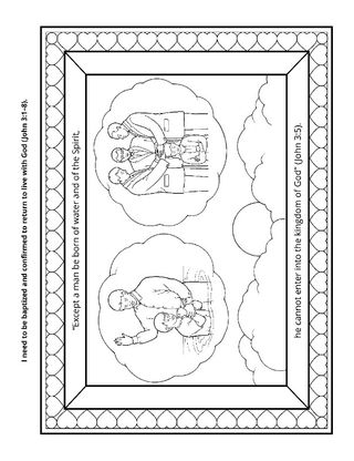 activity page: I need to be baptized and confirmed