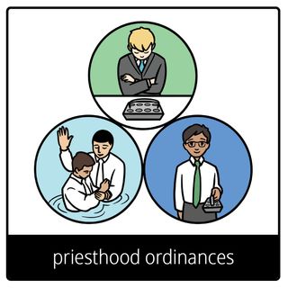priesthood ordinances gospel symbol