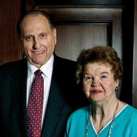 Portrait of Thomas S. Monson with his wife, Francis.