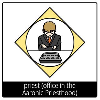 priest (office in the Aaronic Priesthood) gospel symbol