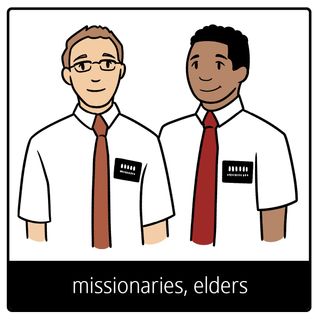 missionaries, elders gospel symbol