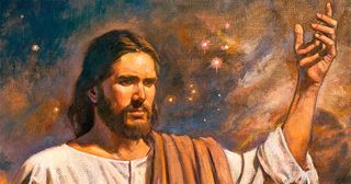 Христос и Сотворение, с картины Джей Ди Салливана