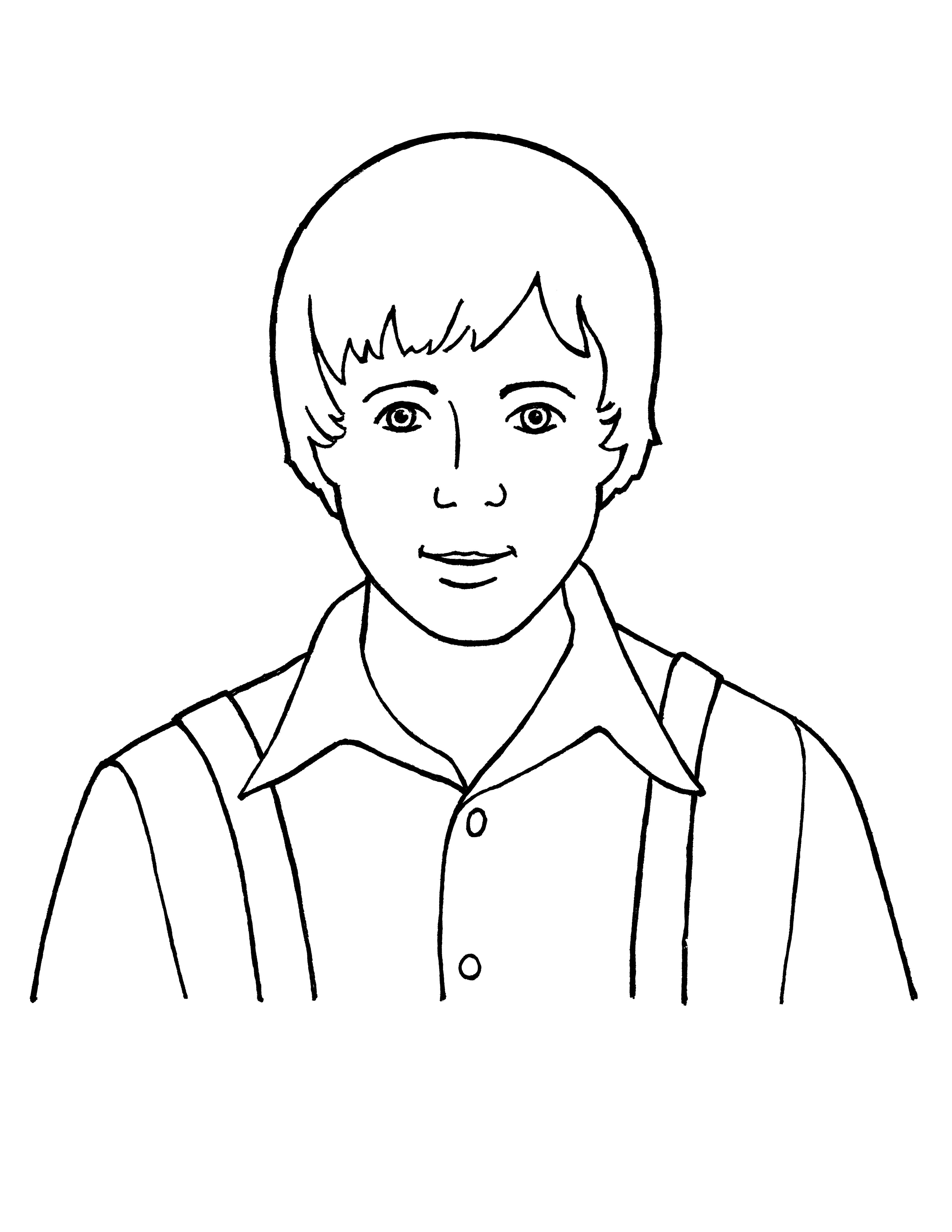 An illustration of Joseph Smith as a young boy, from the nursery manual Behold Your Little Ones (2008), page 91.