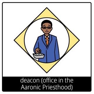 deacon (office in the Aaronic Priesthood) gospel symbol