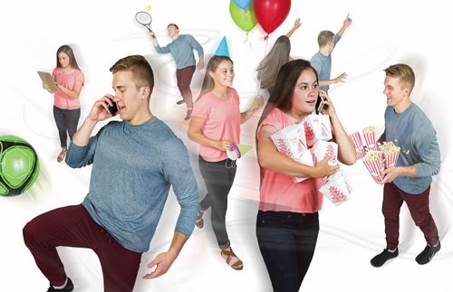 youth involved in various activities