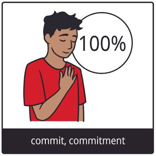commit, commitment gospel symbol