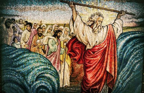 摩西和以色列人穿越红海