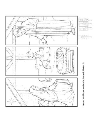 Hoja de actividades: Jesucristo en el pesebre