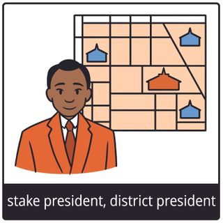 stake president, district president gospel symbol
