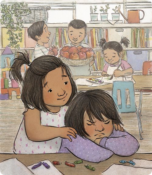 umukobwa ahumuriza inshuti