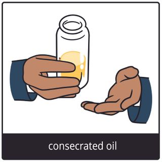 consecrated oil gospel symbol
