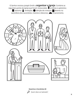 The Restored Church of Jesus Christ coloring page