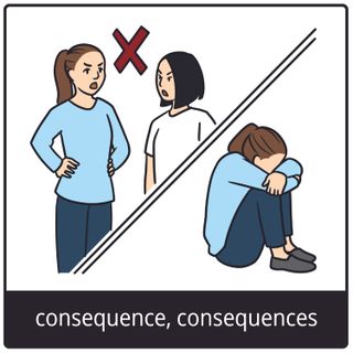 consequence, consequences gospel symbol