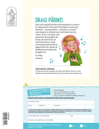 scrisoare către părinți