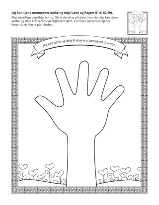 aktivitetsside: jeg kan tjene andre