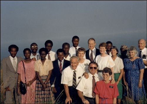 group at the dedication of Sierra Leone