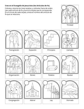 Hoja de actividades para niños