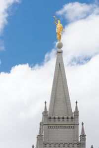 Exterior images of the Salt Lake Temple during the 187th Semi-Annual General Conference.