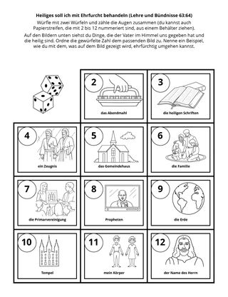 Seite mit der Aktivität für Kinder