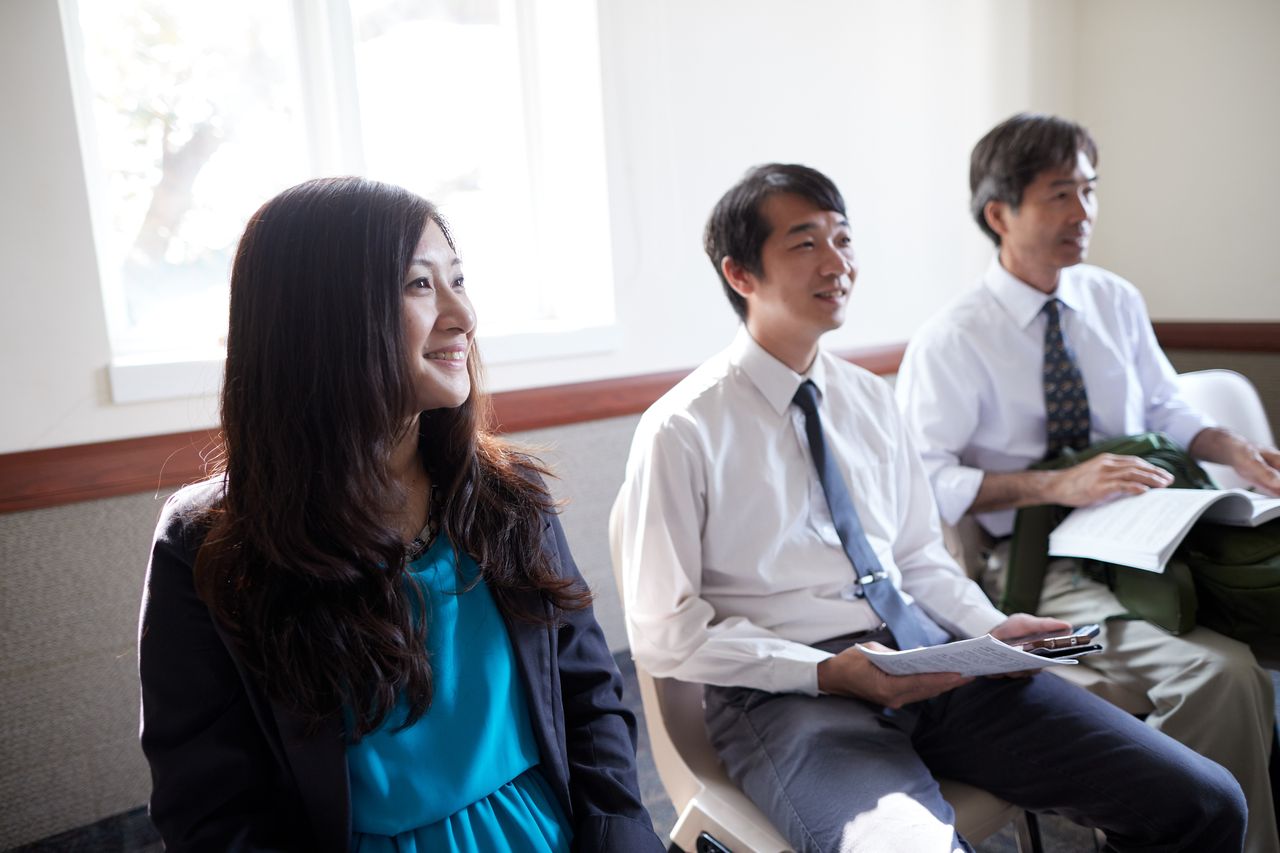 Uma congregação de adultos solteiros da Igreja