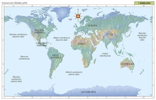 7 Bažnyčios istorijos žemėlapis