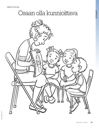 coloring page reverent