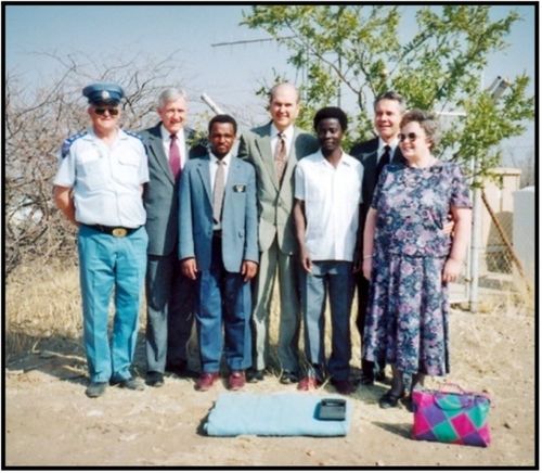 Dedication of Namibia