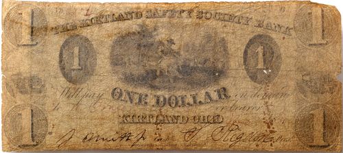 billet de banque des années 1830