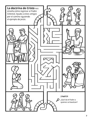 Doctrine of Christ coloring page