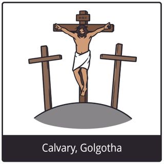 Calvary, Golgotha gospel symbol