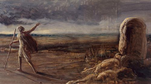 Jacob en un lugar al que llamó Bet-el