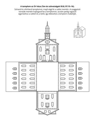 tevékenységi oldal: a templom az Úr háza